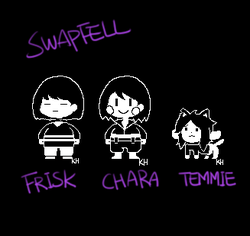 Swapfell Frisk Chara Temmie Sprite.png