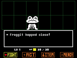 Undertale - Froggit (Encounter).png