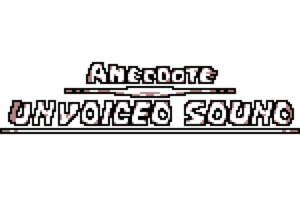 Anecdoteunvoiced sound logo.png