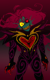 Underfell - Undyne the Undying Concept 2 (2023-9-6) - Fella.png