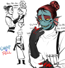 Swapfell Undyne.png