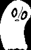 Undertale Napstablook battleidle.gif