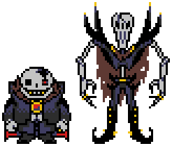 Fellfell - Sans & Papyrus Sprite (Alt Design) - Flambeworm370.png