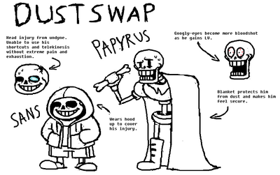 Dustswap - Sans & Papyrus ref - Flambeworm370.png