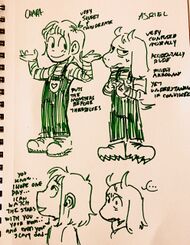 Underfell - Asriel & Chara Sketch (2019-8-27) - Fella.jpg