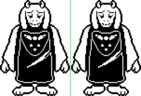 Undertale - Toriel artwork suicide comparison.png