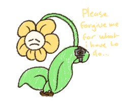 Resurgence!Swapswap - Flowey do that Fred Flintstones meme - Dunkly.png