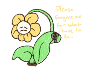 Resurgence!Swapswap - Flowey do that Fred Flintstones meme - Dunkly.png