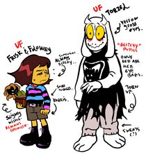 Underfell - Frisk, Flowey & Toriel Design 2 (2019-4-11) - Fella.jpg