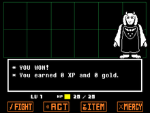 Undertale - Toriel screenshot glaring at Froggit.png