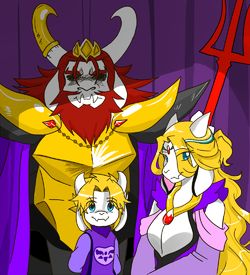 Quantumtale Asgore family.png