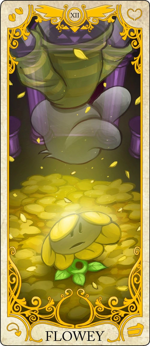 Flowey tarot.png