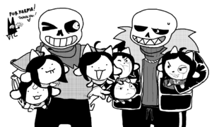 Underfell Sans & Underswap Sans (Ko-fi Waves) - Fella.png