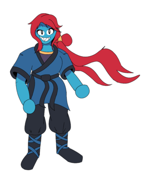 Swapswap undyne concept art.png