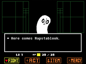 Undertale Napstablook encounter.png