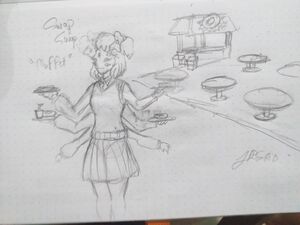 Swapswap muffet concept art.jpg