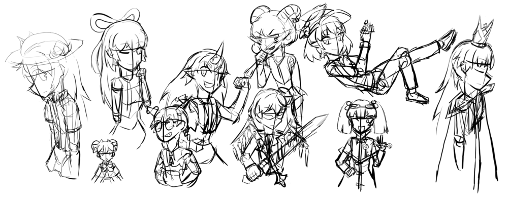 Lotustale - Main Characters Concept.png