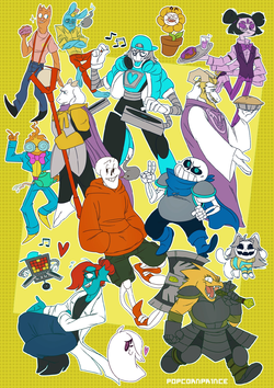 Underswap Poster without pink filter - PopcornPr1nce.png